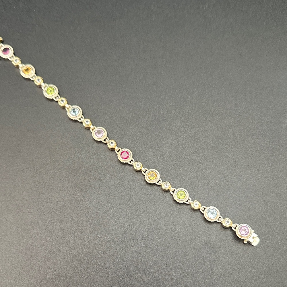 Multicolor Gemstone Bracelet